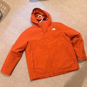 The North Face Men's Vibrant Orange Raincoat